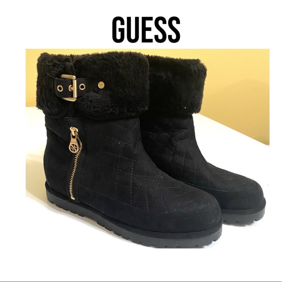 Guess Shoes - GUESS Faux Fur Boots